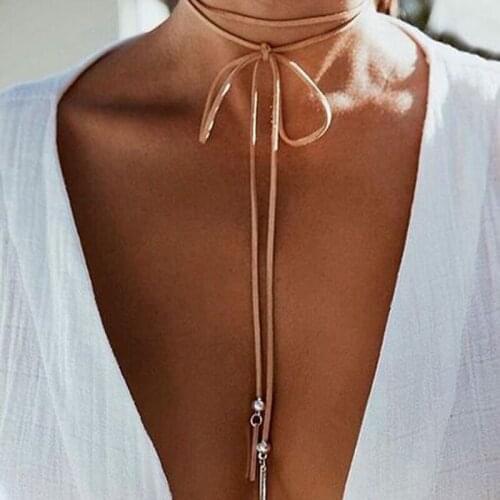 Women Korean Style Minimalist Fashion Flannel Long Necklace Metal Strip Pendant Necklace 2017 Hot Sale New Jewelry Wholesale