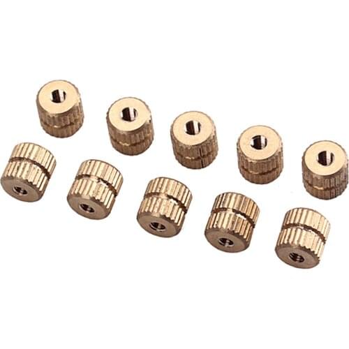 10 pcs secondary medium number knurled screw button shaft knurled screw secondary middle number nut