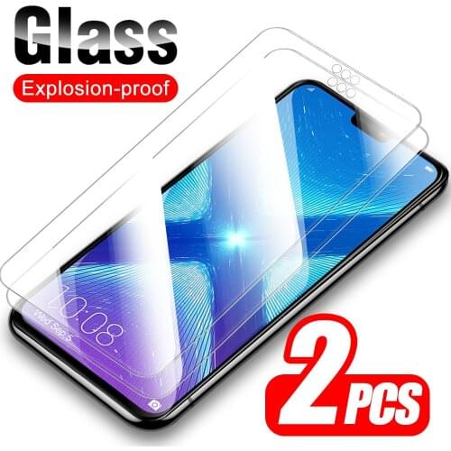 2pcs Protective Glass For Huawei Honor 8X Glass On Xonor Honer 8S 8C 8 Lite Honor8 X S C Screen Protector HD Cover Tempered Film