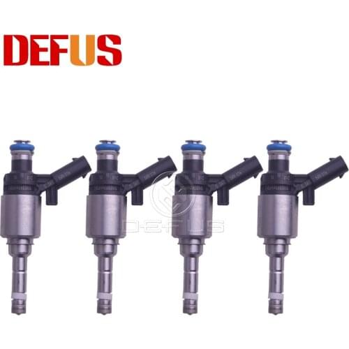 DEFUS 4PCS OEM 06H906036G Fuel Injector For Volkswagen BEETLE Audi CC EOS PASSAT PASSAT CC TIGUAN JETTA2.0T L4 New 06H906036E