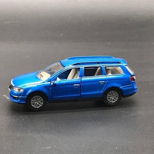 9cm Volkswagen Passat Classic Blue Wagon Diecast Alloy Car Model Collection Gifts for Children Birthday Christmas Toys