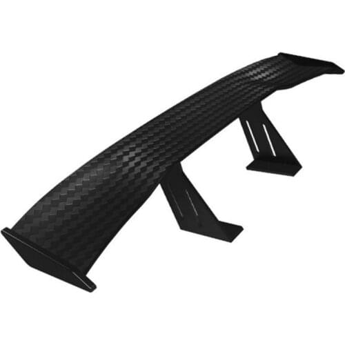Car Spoiler Wing Modified Racing Rear Small Wing Mini Spoiler Carbon Fiber Twill Look Air Deflector Spoiler Decoration