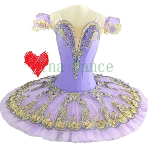 Pancake Tutus Classical Ballerina Ballet Dance Costume classic Sleeping Beauty, Sugar Plum Fairy, Dew Drop, Peach fairy lilac