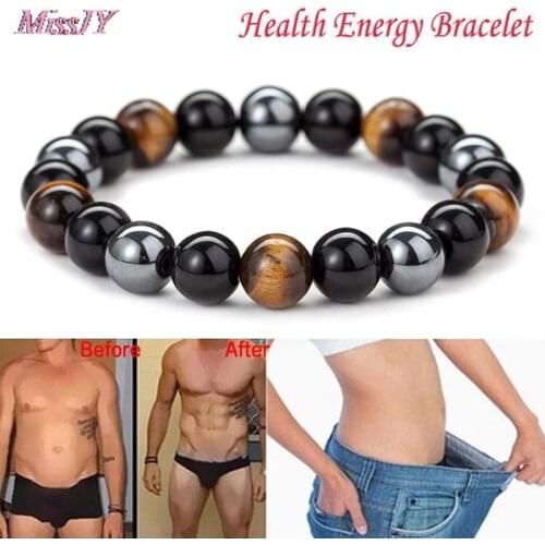 8mm Bead Hematite stone Natural Stones Charm Bead Bracelet Women Men Couple Tiger Eye Stone Bracelets Bangles