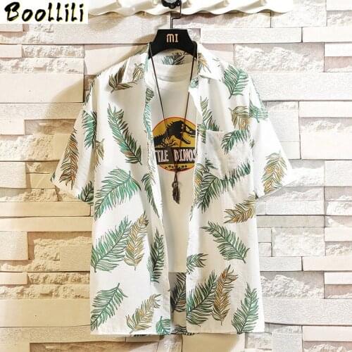 9 Style Brand Summer Hot Sell Mens Beach Shirt Fashion Short Sleeve Floral Loose Casual Shirts Plus Asian SIZE M-4XL 5XL
