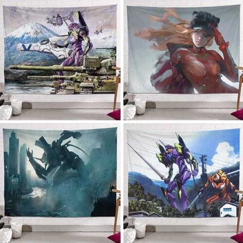 Background Fabric Girl Room Decoration Dormitory Bedroom Wall Bedspread Cloth anime tapestry aesthetic room decor hippie tapiz