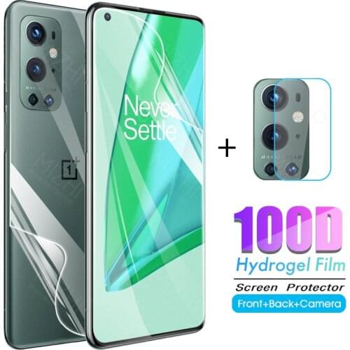 3 in 1 Front Back Hydrogel Soft Film For Oneplus 9 Pro 9Pro One Plus 9r Oneplus9Pro Screen Protector Camera Lens Glass Film