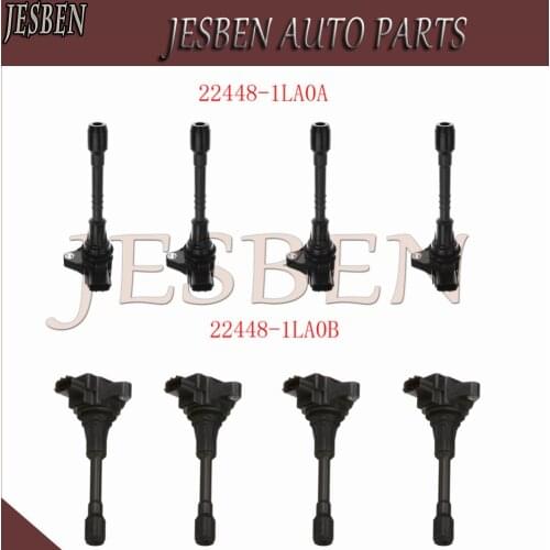 8pcs 22448-1LA0A 22448-1LA0B Ignition Coil fit For Infiniti QX56 QX80 NISSAN Armada PATROL 5.6L VK56VD 2010-2020 UF650 UF677