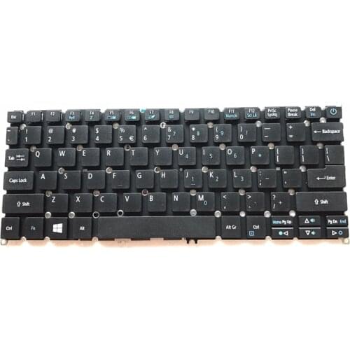 US Laptop Keyboard For ACER Aspire ES1-132 ES1-132-C37M C9N8 without frame English black keyboards
