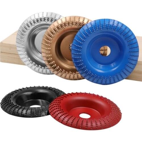 Round Wood Angle Grinding Wheel Sanding Carving Rotary Tool Abrasive Disc For Angle Grinder Tungsten Carbide 16mm Shaping Wheel