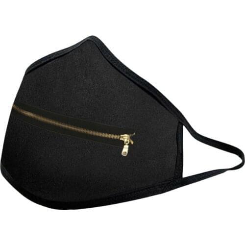 Unisex Washable Protective Mouth Mask Men Halloween Cosplay Women Reusable Zipper Mouth Mask Mascarillas Face Mask Masque