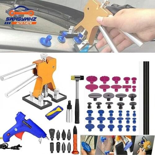 Auto Car paintless dent repair tools Dent Repair Kit Car Dent Puller with Glue Puller Tabs Removal Kits for Vehicle Car Auto