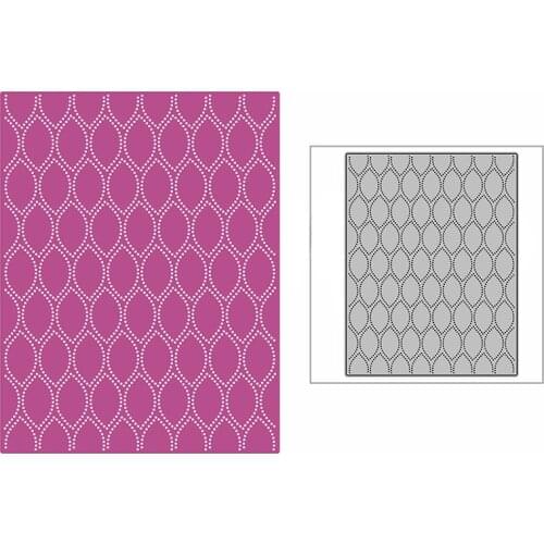 New Spotted Oval Hole Dots Background Plate Craft Embossing Mold 2021 Metal Cutting Dies for DIY Scrapbooking Album Card Making