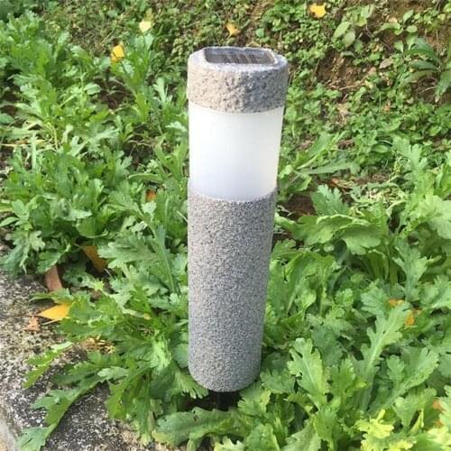 Outdoor Sand Blast Solar Lawn Lamp Waterproof Garden Landscape Yard Lawn Solar Spike Light Courtyard Landscape Pathway Spotlight