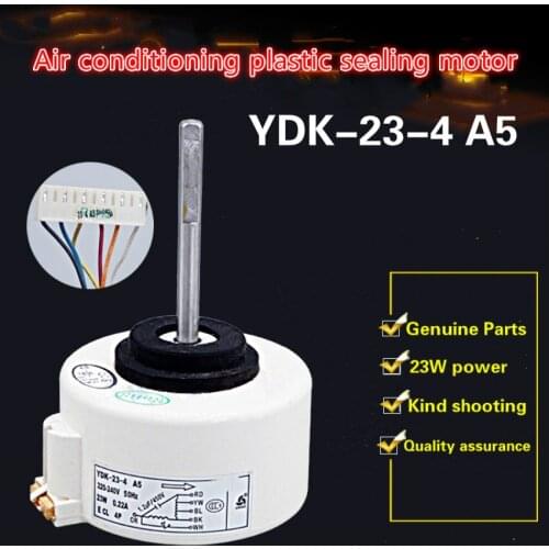 Applicable to Chigo air conditioning original accessories 23W indoor motor YDK-23-4 A5 inner fan motor long shaft motor