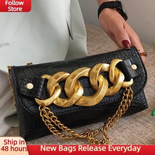 Luxury Branded Mini Crossbody Bags Women Designer Chain Shoulder Bag Stone Pattern PU Leather Belt Bag Female Clutch Handbags
