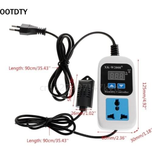 Brand New Digital Humidity Controller Hygrostat Moisture Control Switch Socket 110V-220V