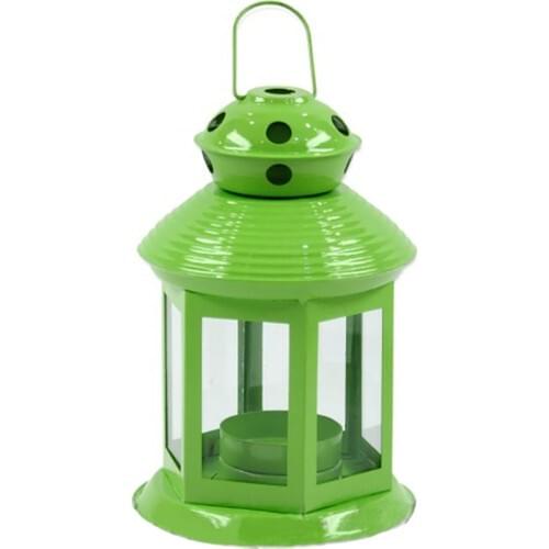 Tmall Home Design Lantern Candle Holder Green-101477