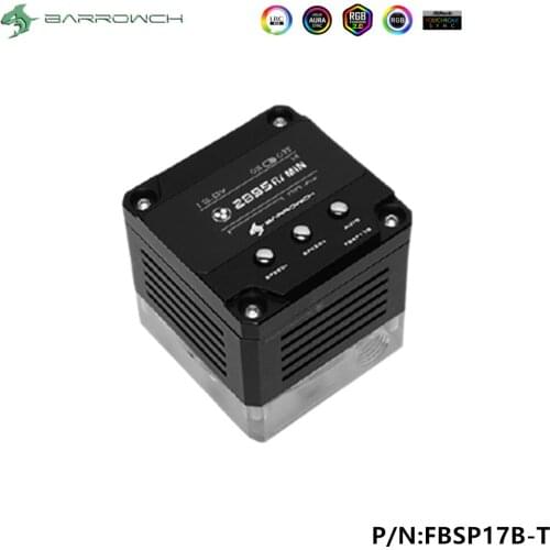 Barrowch PWM speed control 17W through-hole pump for waterway plate Intelligent edition FBSP17B-T