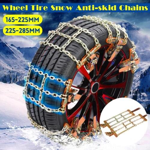 Universal Steel Truck Car Wheels Tyre Tire Snow Ice Chains Belt Winter Anti-skid Vehicles SUV Wheel Chain Mud Road Safety