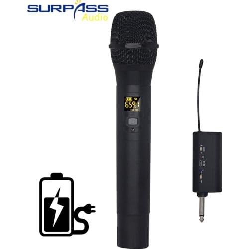 Universal UHF Wireless Professional Handheld Microphone Audio MIC For Karaoke Church Performance Audio Speaker
