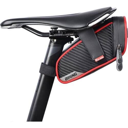 Waterproof Bike Seat Bag Cycling Accessories MTB Bike Bicycle Saddle Bag Reflective Pannier Rear Bike Seatpost Bags