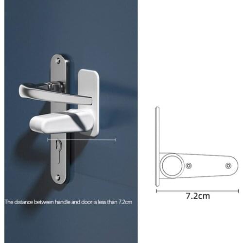 Professional Children Door Lever Lock For Home Universal Kids Safety Doors Handle Locks Baby Anti-open Protection Device Decor