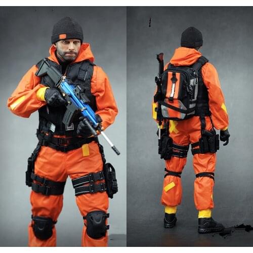 1/6 MULTIFUN MF007 Quarantine Zone Agent Clothes Model Set Toys For 12" Action Figure Toys