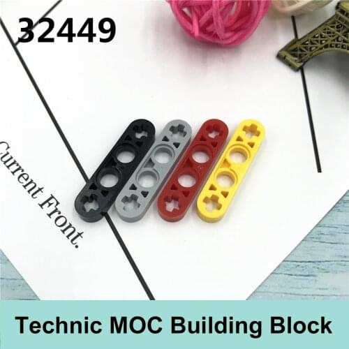 10PCS Technology Building Blocks Parts Compatible with Major Brand Technology Moc Parts 32449 1x4 Thin Gifts Toys