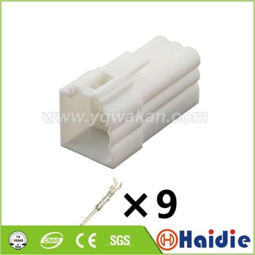 2sets 9pin Auto electric motorcycle wiring harness cable unsealed connector 928522-1