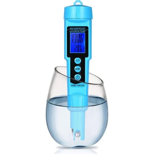 3 in 1 pH/ORP/TEMP Meter Water Detector Digital PH Meter Water Quality Monitor Multi-parameter Water Quality Tester