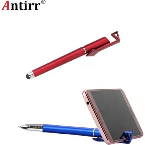 3 in 1 Tablet Stylus Touch Screen Pen Ball pen Cell Phone Stand Holder Gift Advert ad Logo Custom DIY for Iphone Ipad Samsung