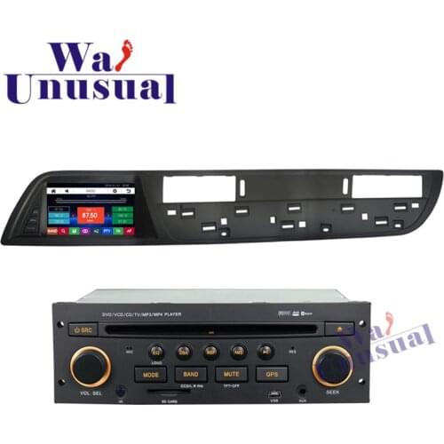WANUSUAL 7" Professional Wince Car Entertainment System GPS Navigation For Citroen C5 2013 2014 2015 2016 2017 with 8GB Free Map