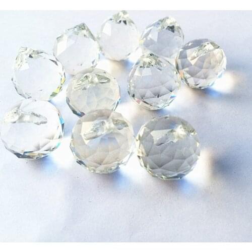 Free Shipping 20mm 500pcs/lot Wholesale Price K9 Crystal Glass Faceted Ball Chandelier Crystal Ball Fengshui Suncatcher Pendants