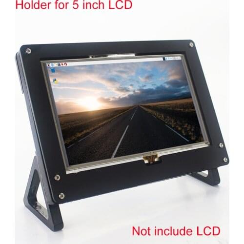 Raspberry Pi 3 Model B+ Acrylic Support Holder White / Black only for 5 inch Display Touchscreen for Raspberry Pi 3 Touchscreen