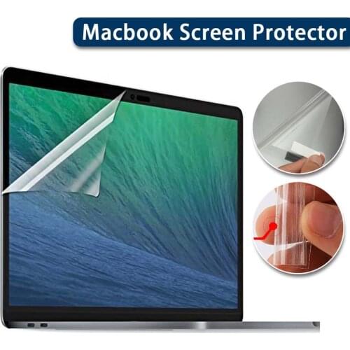 For Apple MacBook Pro 15Inch A1707 A1990 (Touch Bar) Full Coverage HD Transparent Anti-Glare Dustproof Laptop Protective Film