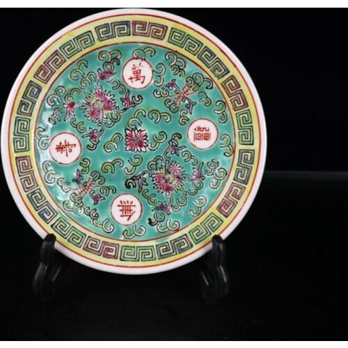 Elaborate China Jingdezhen Porcelain Hand Painting A Long Life Dish Crafts Home Decoration
