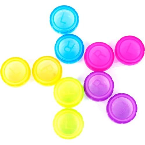 High Quality Pocket Mini Contact Lens Case Travel Kit Mirror Container Cute portable 1 pc Fashion New Eyewear Accessory