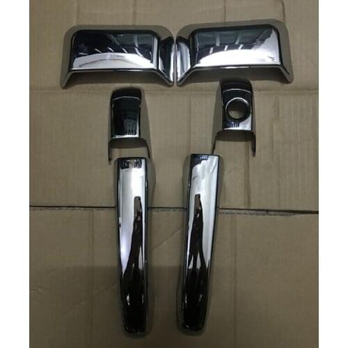 Fit For Jeep Compass 2007-2016 2015 2014 Chrome Door Handle Cover Trim Molding Catch Overlay Garnish 08 2009 2010 2011 2012 2013