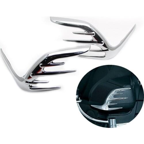 Chrome Motorcycle Passenger Speaker Outer Trim For Honda Goldwing GL1800 2006-2015