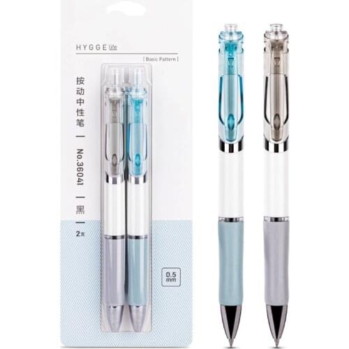 Large Capacity School Office Writing Supplies Gel Pen School Office Supplies Stationery Gift 0.5mm Black Gel Ink Pen Stationery