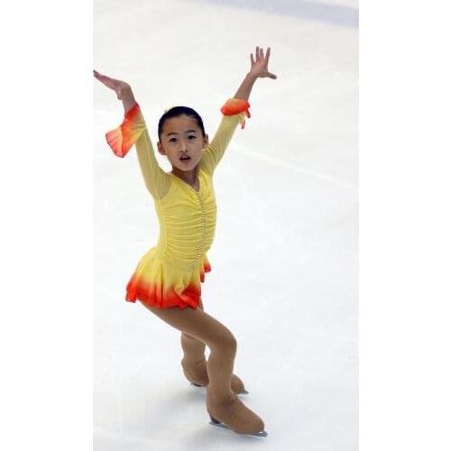 Hot Sales Custom Figure Skating Dresses For Women Elegant New Brand Vogue Ice Skating Dresses For Competition DR2889