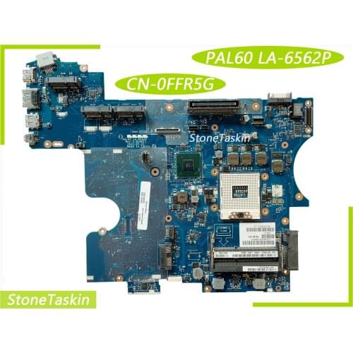 Best Value CN-0FFR5G for DELL Latitude E6520 Laptop Motherboard PAL60 LA-6562P SLJ4M DDR3 100% Tested