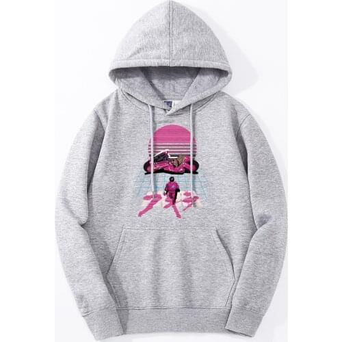 2019 Autumn Winter Akira Synthwave Japanese Anime Men Hoodies Fleece Mens Sweatshirt Hoodie Harajuku Style Fashion Sportswear