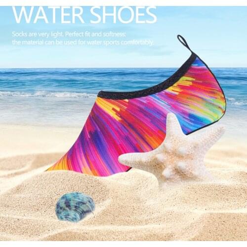 Men Women Water Shoes Barefoot Quick-Dry Aqua Yoga Socks Non-Slip Barefoot Shoes Soft Beach Swimming Shoes Outdoor Sports Pool