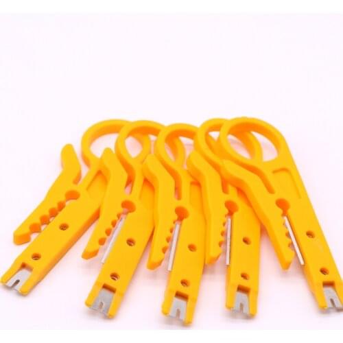 EDC Pliers Yellow Knife Wire Stripper And Cutter Portable Simple Utility Scissor Stripping Wire outdoor Hand Tools