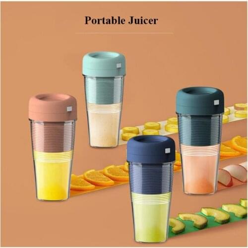 Portable juicer cup Multifunctional USB charging 300ml juice cup home mini electric juicer