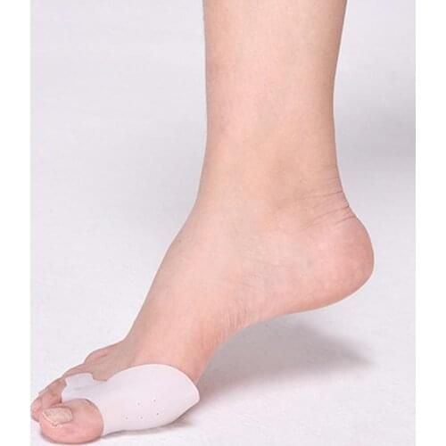 Double Hole Toe Separators Hallux Valgus Correctors Straightener Foot Care Tool