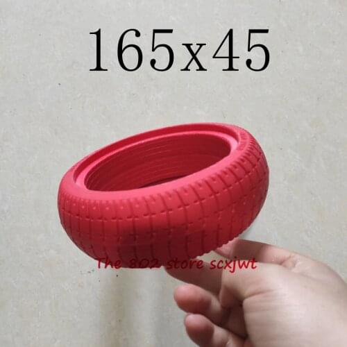 Size 165x45 Solid Tire 6.5 Inch Tyre for 6.5" Hoverboard Self Balancing Electric Scooter Spare Parts