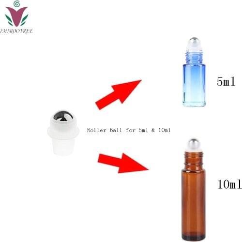 30pcs Roller Ball Bead Ball Plug for 5ml 10ml Thick Glass Perfume Essential Oil Roll On Bottles